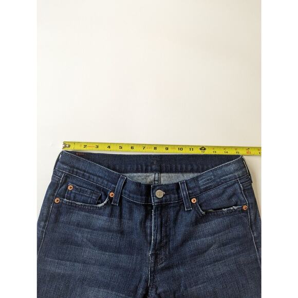 For All Mankind Woman's Jeans Size 28 Medium Dark Wash Bootcut - Picture 5 of 8